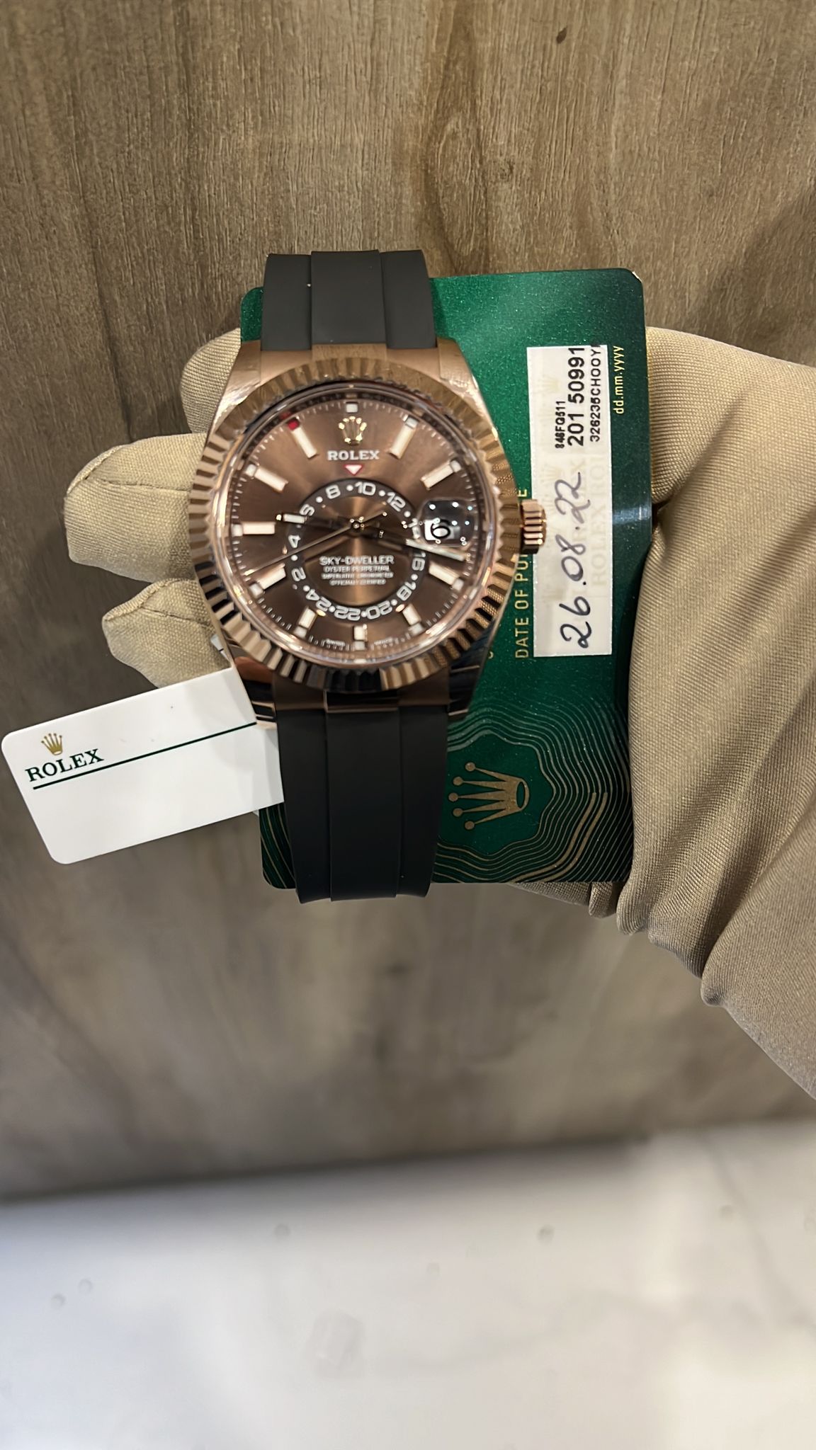 Rolex Sky Dweller OysterFlex 326235