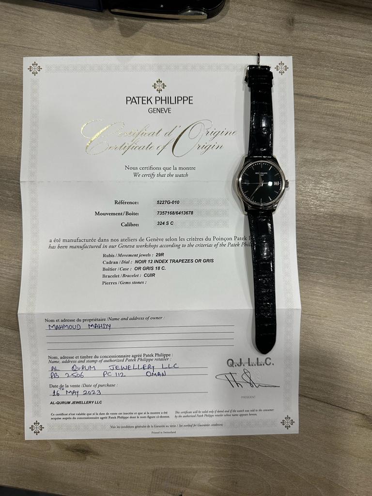 Patek Calatrava   5227G black