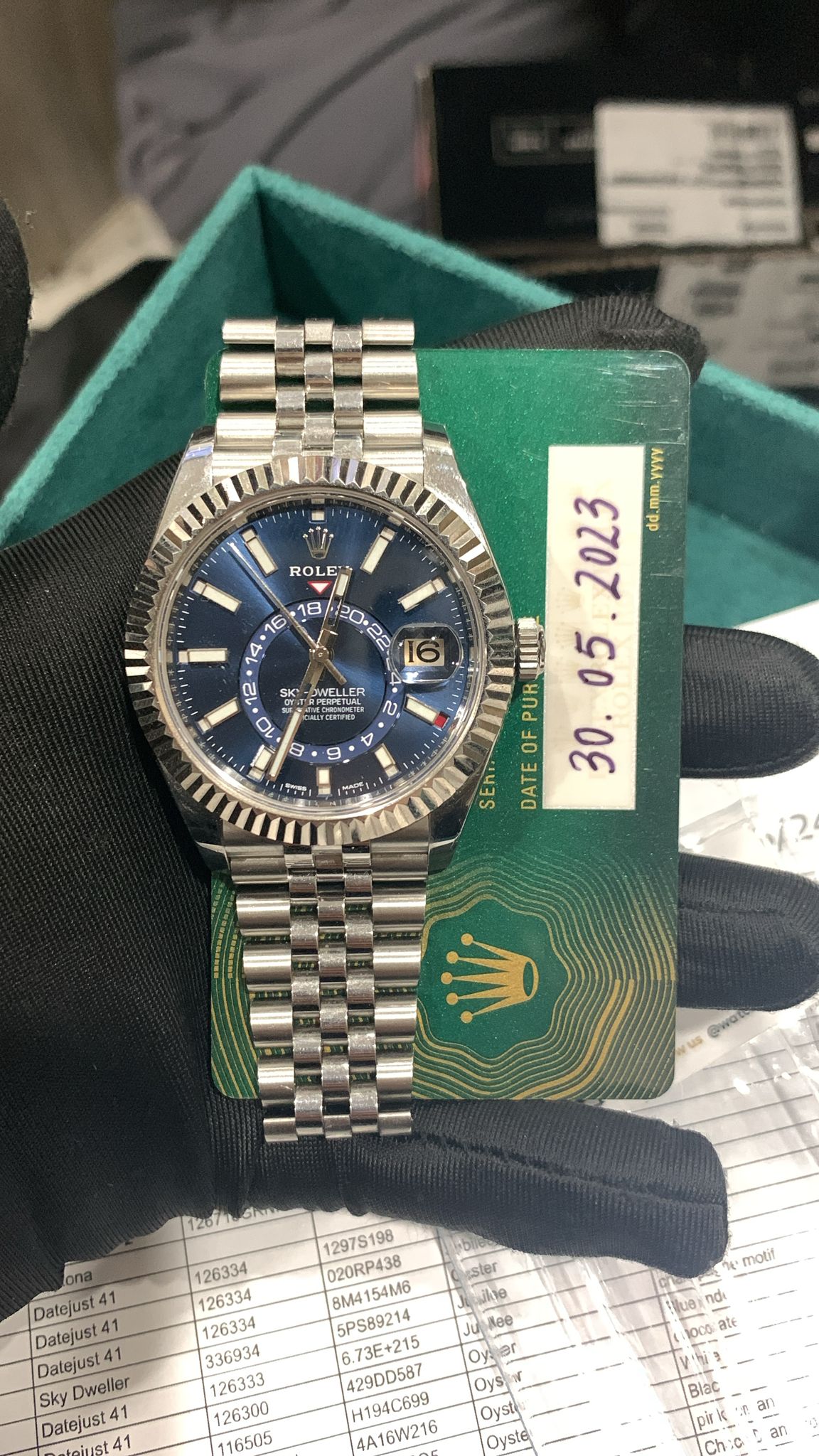 Rolex Sky Dweller Jubilee 326934