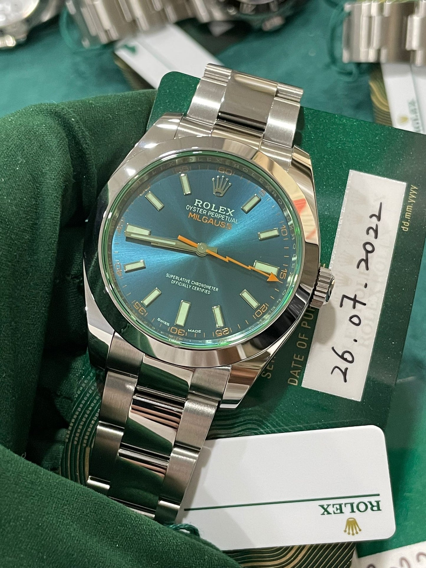 Rolex Milgauss Oyster 116400GV