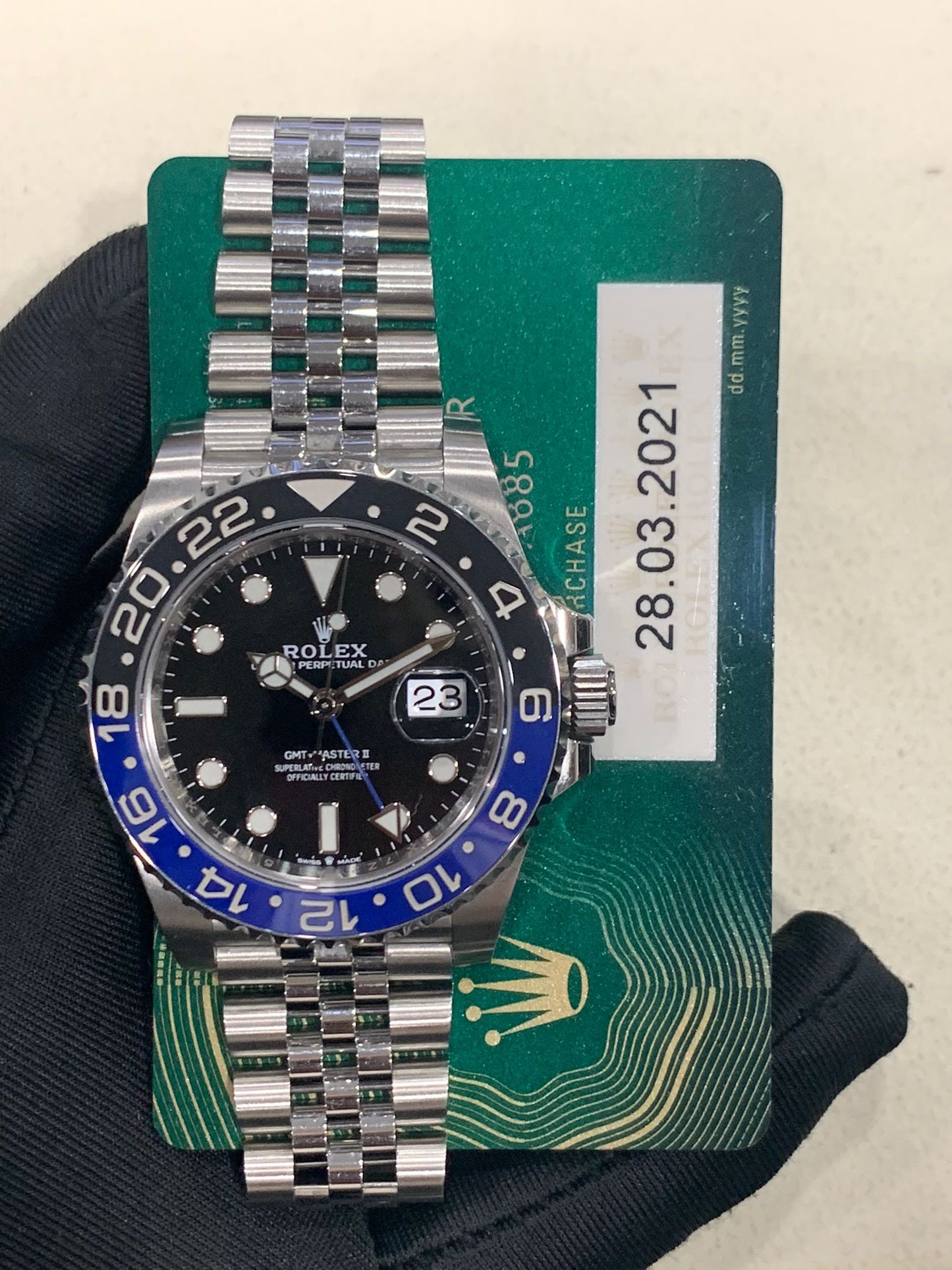 Rolex GMT Master 2 Oyster 126710BLNR