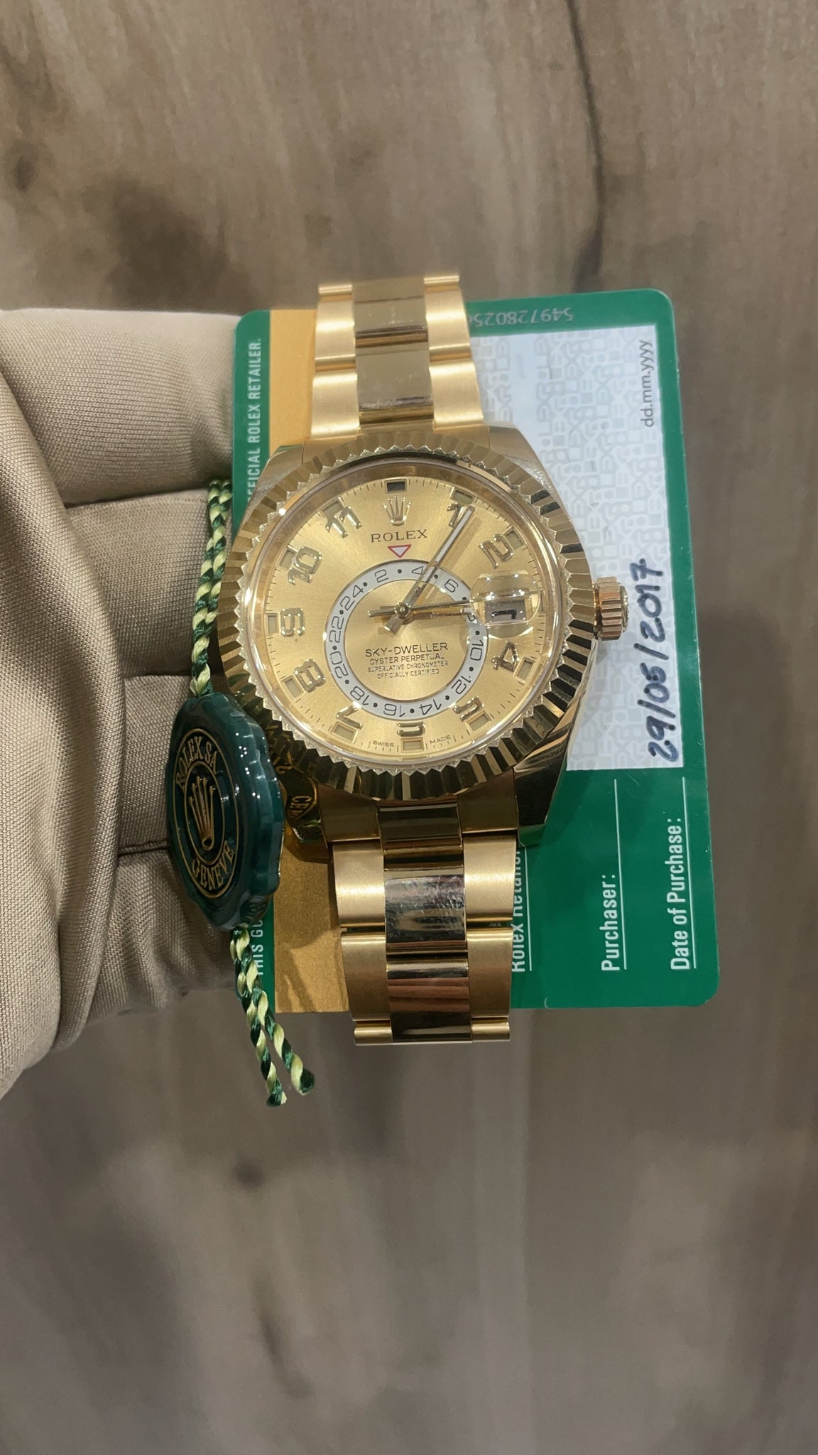 Rolex Sky Dweller Oyster 326938