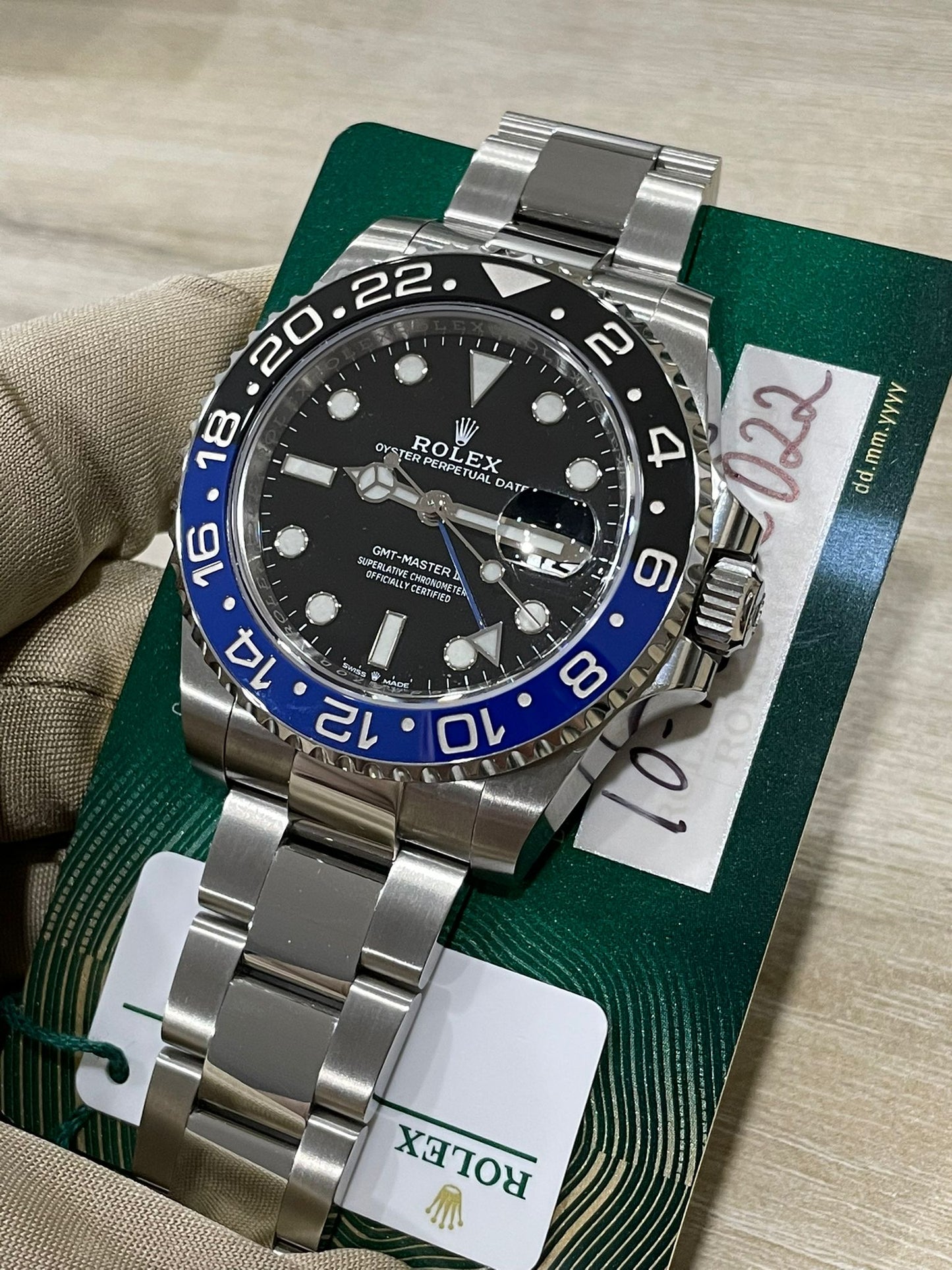 Rolex GMT Master 2 Oyster 126710BLNR