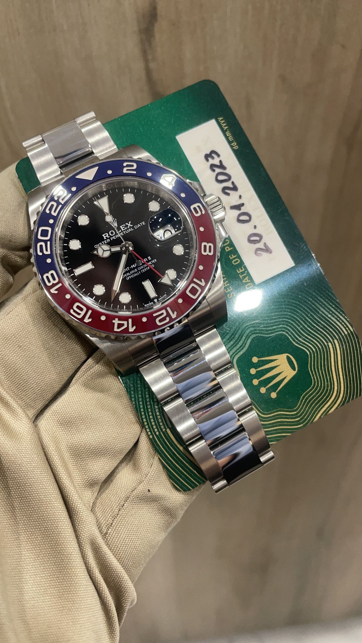 Rolex GMT Master 2 Oyster 126710BLRO